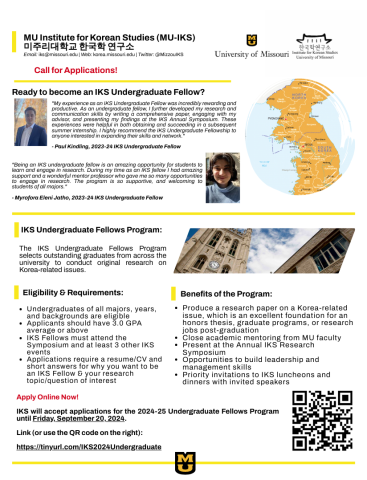 IKS 2024_25 Undergraduate Fellows Program Flyer