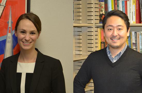 Sheena Greitens, an assistant prof. of political science, and Harrison Kim, an assistant prof. of history, are co-directors of the Institute for Korean Studies